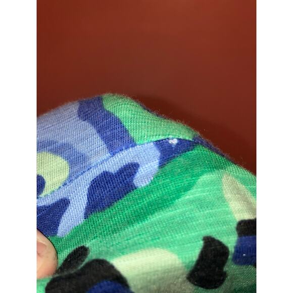 Talbots Plus Paisley Print Drawstring Sleeve Blouse Size 2X - Picture 4 of 6